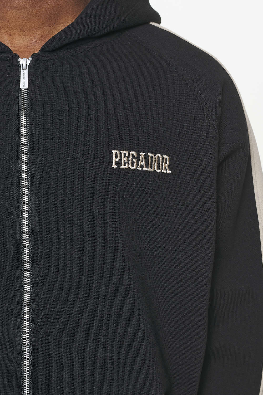 Aytoun Raglan Sweat Jacket Vintage Washed Onyx Black – PEGADOR® Streetwear
