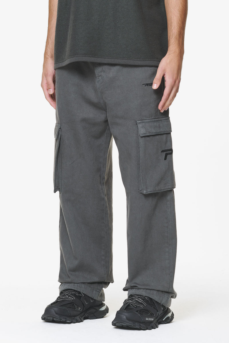 Paden Wide Cargo Pants Volcano Grey – PEGADOR® Streetwear