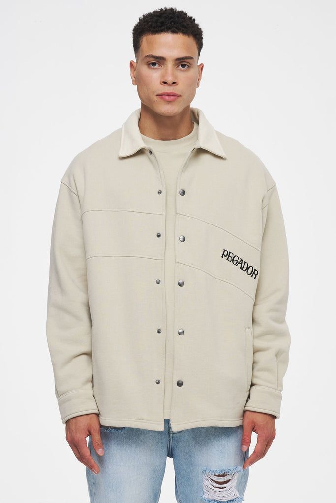 Ferndale Sweat Overshirt Washed Polar Beige Northern Cream Sweater | Men Ahead of Time Male 
