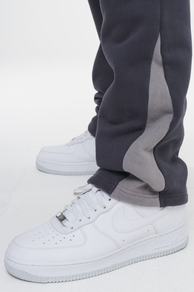 Oxley Flared Sweat Pants Washed Graphit Bottoms | Men Ahead of Time Male 