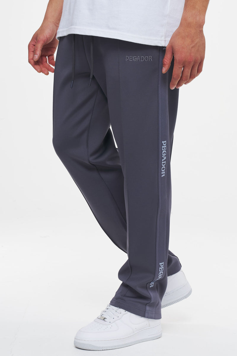 Pegador AOT Logo Wide Track Pants Graphit Sea Ice – PEGADOR® Streetwear