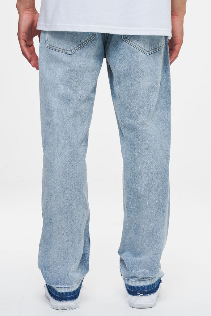 Redarc Flared Jeans Washed Polar Blue Jeans | Men Ahead of Time Male 