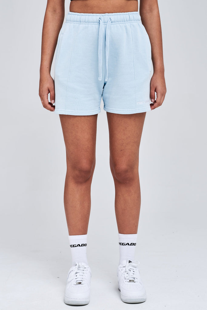 Sully High Waisted Short Washed Ice Blue Shorts | Women Modern Reality Women 