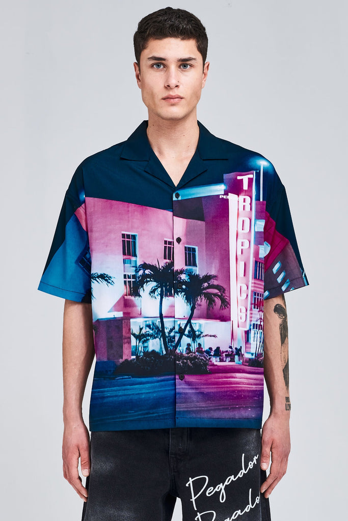 Gables Summer Shirt Amparo Blue Shirts | Men Modern Reality Men 