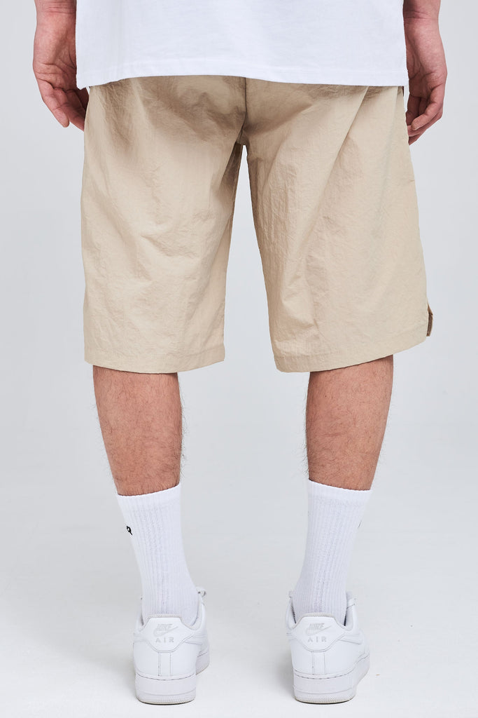 Salerno Nylon Shorts Beige Shorts | Men Modern Reality Men 