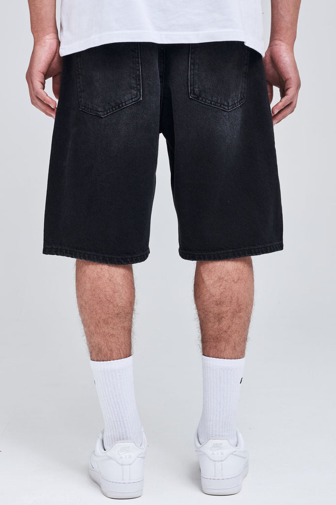 Wando Jeans Shorts Washed Black Shorts | Men Modern Reality Men 