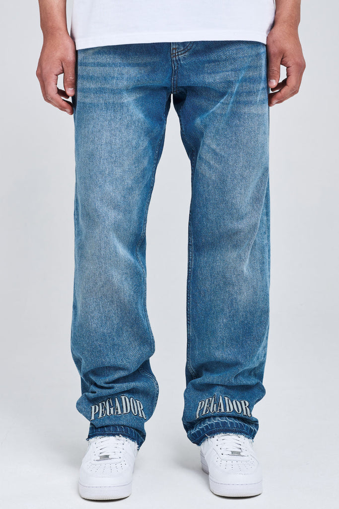 Cove Straight Vintage Jeans Washed Light Blue Jeans | Men Modern Reality Men 