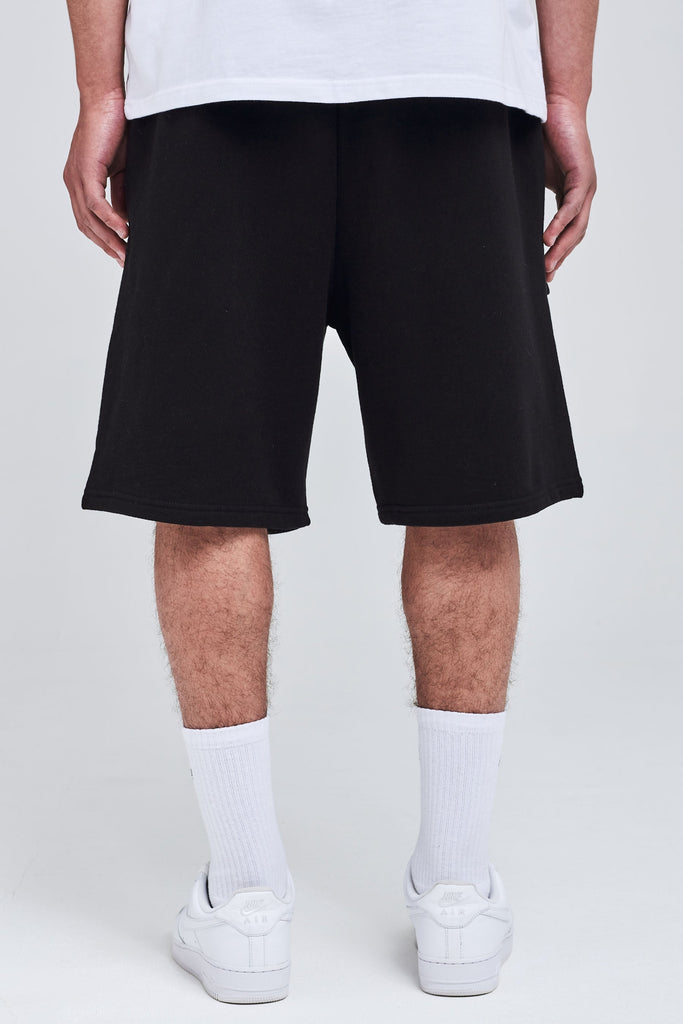 Lemont Heavy Sweat Cargo Shorts Black Coal Shorts | Men Modern Reality Men 