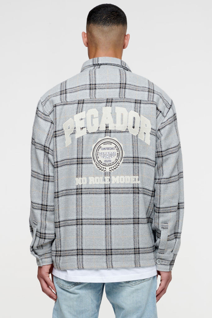 Flato Logo Embroidery Heavy Flannel Light Grey Cornsilk Flannels | Men No Role Model Men 