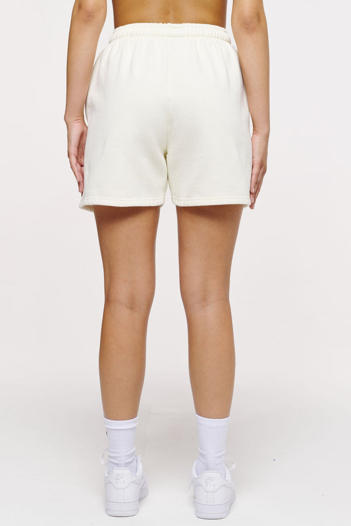 Faith High Waisted Shorts Washed Marshmallow Shorts | Women No Role Model Female 