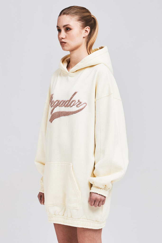 Mirabel Oversized Hoodie Dress Washed Vanilla Hoodies | Women Life We Chose Female 