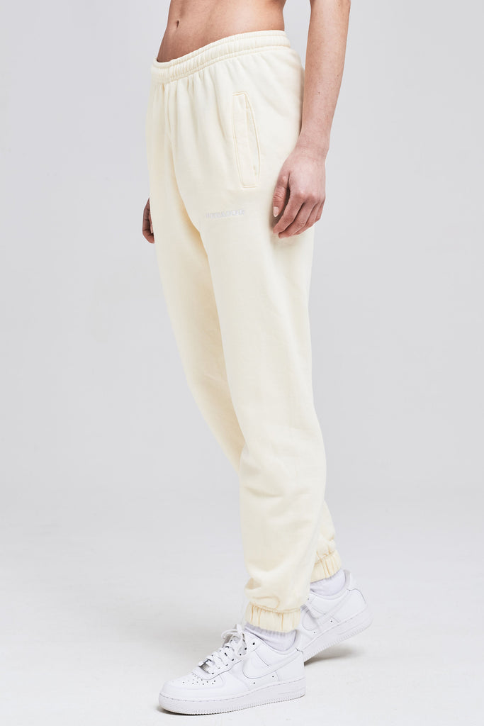 Grace High Waisted Sweat Pants Washed Vanilla Bottoms | Women Life We Chose Female 